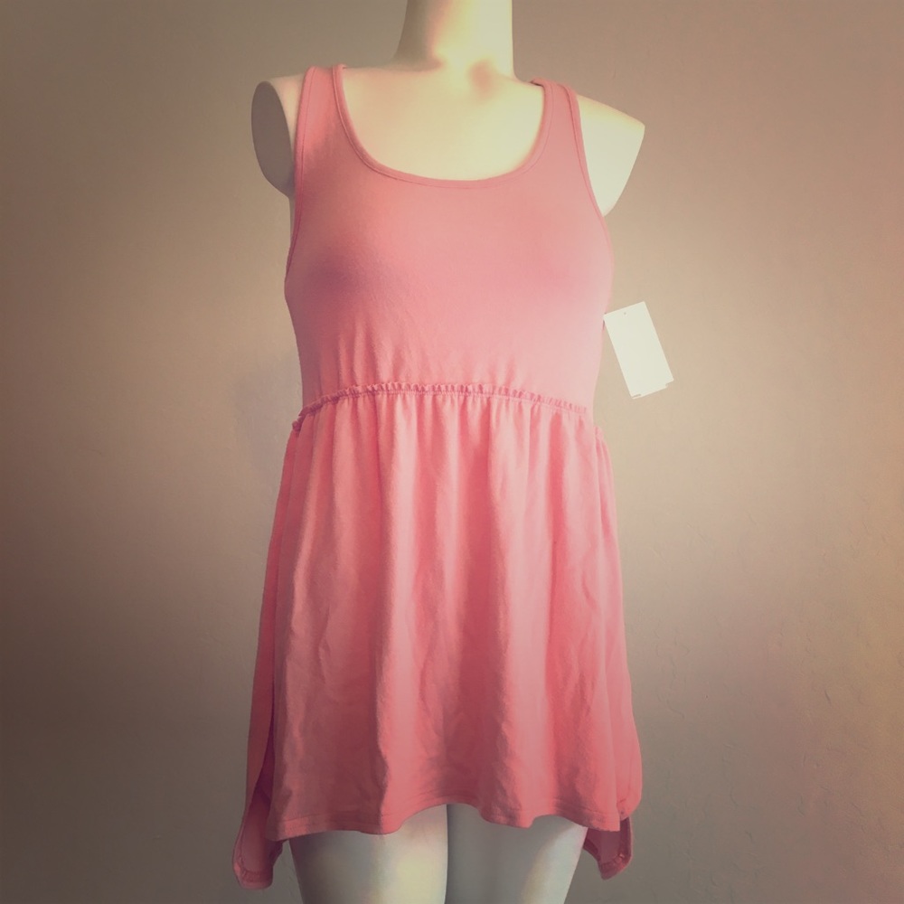 NWT! Free Press Peach Swing Tank
